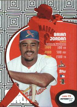 1998 Topps Tek - Pattern 38 #75 Brian Jordan Back