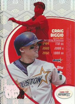 1998 Topps Tek - Pattern 55 #12 Craig Biggio Back