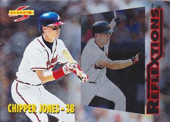 1996 Score - Reflextions #1 Cal Ripken Jr. / Chipper Jones Front
