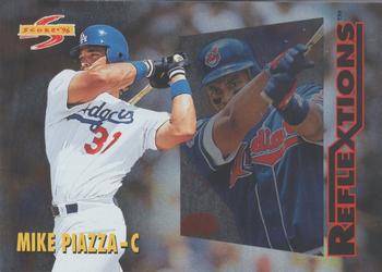 1996 Score - Reflextions #12 Mike Piazza / Albert Belle Front