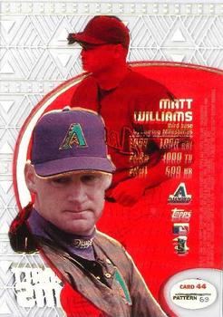 1998 Topps Tek - Pattern 69 #44 Matt Williams Back