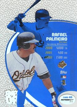 1998 Topps Tek - Pattern 71 #40 Rafael Palmeiro Back