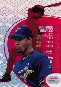 1998 Topps Tek - Pattern 81 #84 Richard Hidalgo Back