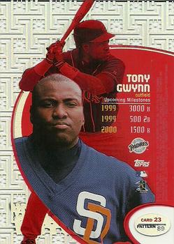 1998 Topps Tek - Pattern 89 #23 Tony Gwynn Back