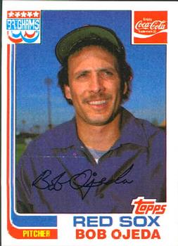 1982 Topps Brigham's/Coca-Cola Boston Red Sox #13 Bob Ojeda Front
