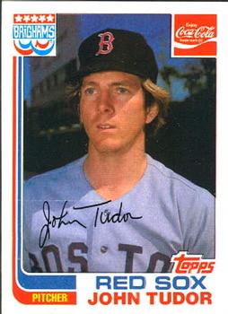 1982 Topps Brigham's/Coca-Cola Boston Red Sox #21 John Tudor Front