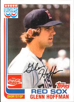 1982 Topps Brigham's/Coca-Cola Boston Red Sox #9 Glenn Hoffman Front