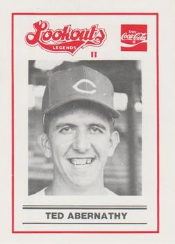 1989 Chattanooga Lookouts Legends II #1 Ted Abernathy Front