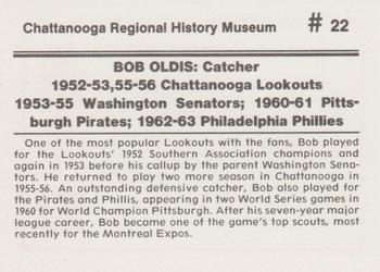 1989 Chattanooga Lookouts Legends II #22 Bob Oldis Back