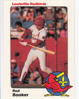 1989 Louisville Redbirds #11 Rod Booker Front