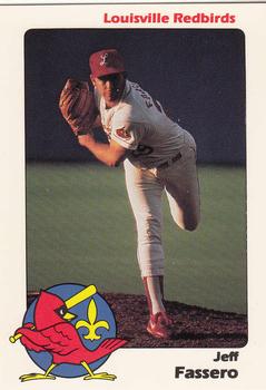 1989 Louisville Redbirds #18 Jeff Fassero Front