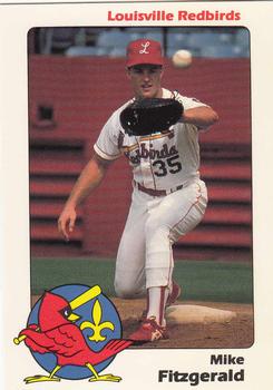 1989 Louisville Redbirds #20 Mike Fitzgerald Front