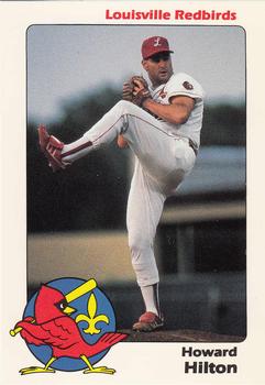 1989 Louisville Redbirds #23 Howard Hilton Front