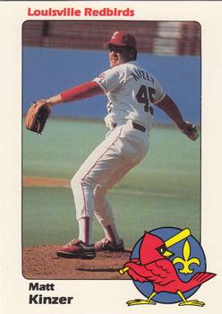 1989 Louisville Redbirds #25 Matt Kinzer Front
