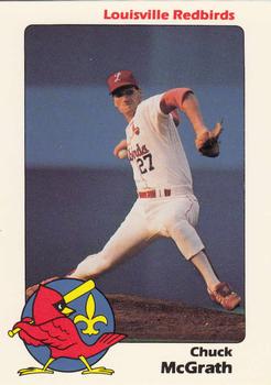 1989 Louisville Redbirds #28 Chuck McGrath Front