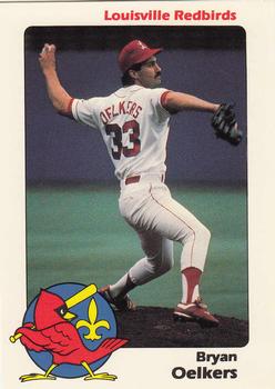 1989 Louisville Redbirds #29 Bryan Oelkers Front