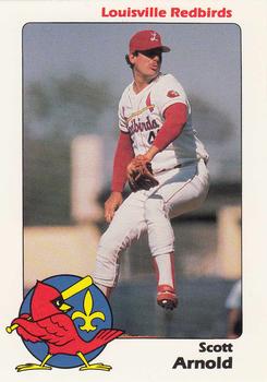 1989 Louisville Redbirds #9 Scott Arnold Front