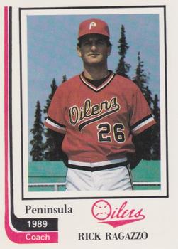 1989 Peninsula Oilers #6 Rick Ragazzo Front