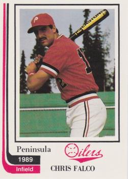 1989 Peninsula Oilers #9 Chris Falco Front