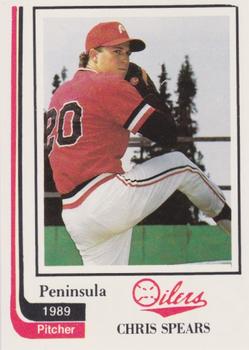 1989 Peninsula Oilers #23 Chris Spears Front