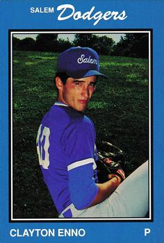 1989 Salem Dodgers #10 Clayton Enno Front