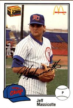 1989 Peoria Chiefs - Gold 200 #5 Jeff Massicotte Front