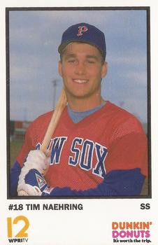 1990 Dunkin' Donuts Pawtucket Red Sox #16 Tim Naehring Front
