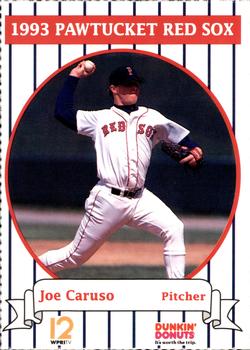 1993 Dunkin' Donuts Pawtucket Red Sox #NNO Joe Caruso Front