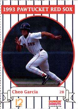 1993 Dunkin' Donuts Pawtucket Red Sox #NNO Cheo Garcia Front