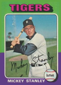 1975 Topps #141 Mickey Stanley Front