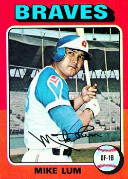 1975 Topps #154 Mike Lum Front