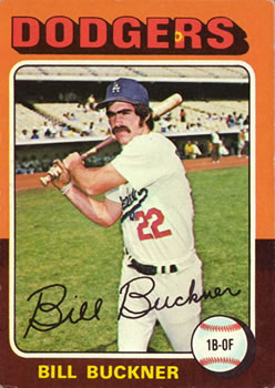 1975 Topps #244 Bill Buckner Front