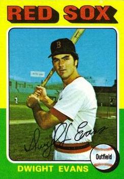 1975 Topps #255 Dwight Evans Front