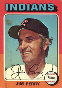 1975 Topps #263 Jim Perry Front