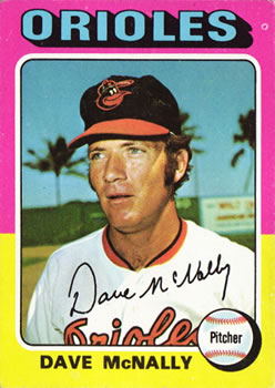 1975 Topps #26 Dave McNally Front