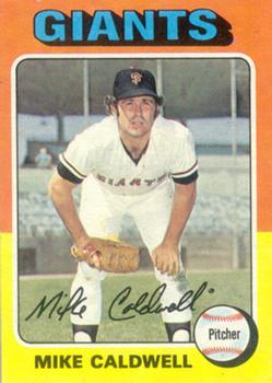1975 Topps #347 Mike Caldwell Front