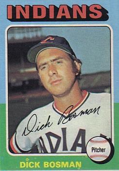 1975 Topps #354 Dick Bosman Front