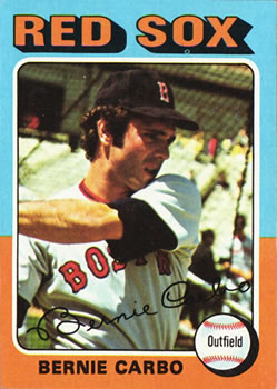 1975 Topps #379 Bernie Carbo Front