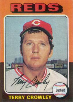 1975 Topps #447 Terry Crowley Front