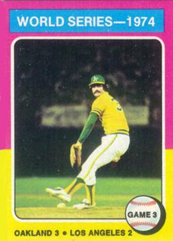 1975 Topps #463 1974 World Series Game 3 Front