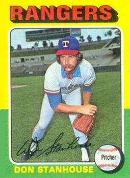 1975 Topps #493 Don Stanhouse Front
