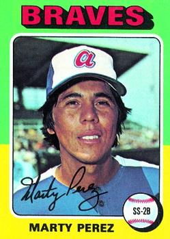 1975 Topps #499 Marty Perez Front