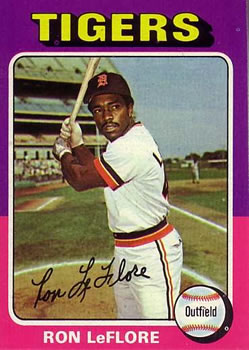 1975 Topps #628 Ron LeFlore Front