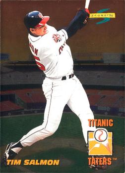 1996 Score - Titanic Taters #8 Tim Salmon Front