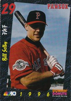 1996 Dunkin' Donuts Pawtucket Red Sox #27 Bill Selby Front