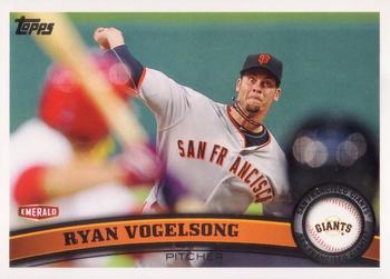 2011 Topps Emerald Nuts San Francisco Giants #SFG11 Ryan Vogelsong Front