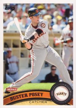 2011 Topps Emerald Nuts San Francisco Giants #SFG14 Buster Posey Front