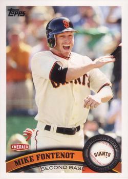 2011 Topps Emerald Nuts San Francisco Giants #SFG19 Mike Fontenot Front