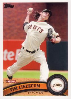 2011 Topps Emerald Nuts San Francisco Giants #SFG1 Tim Lincecum Front