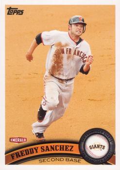 2011 Topps Emerald Nuts San Francisco Giants #SFG22 Freddy Sanchez Front
